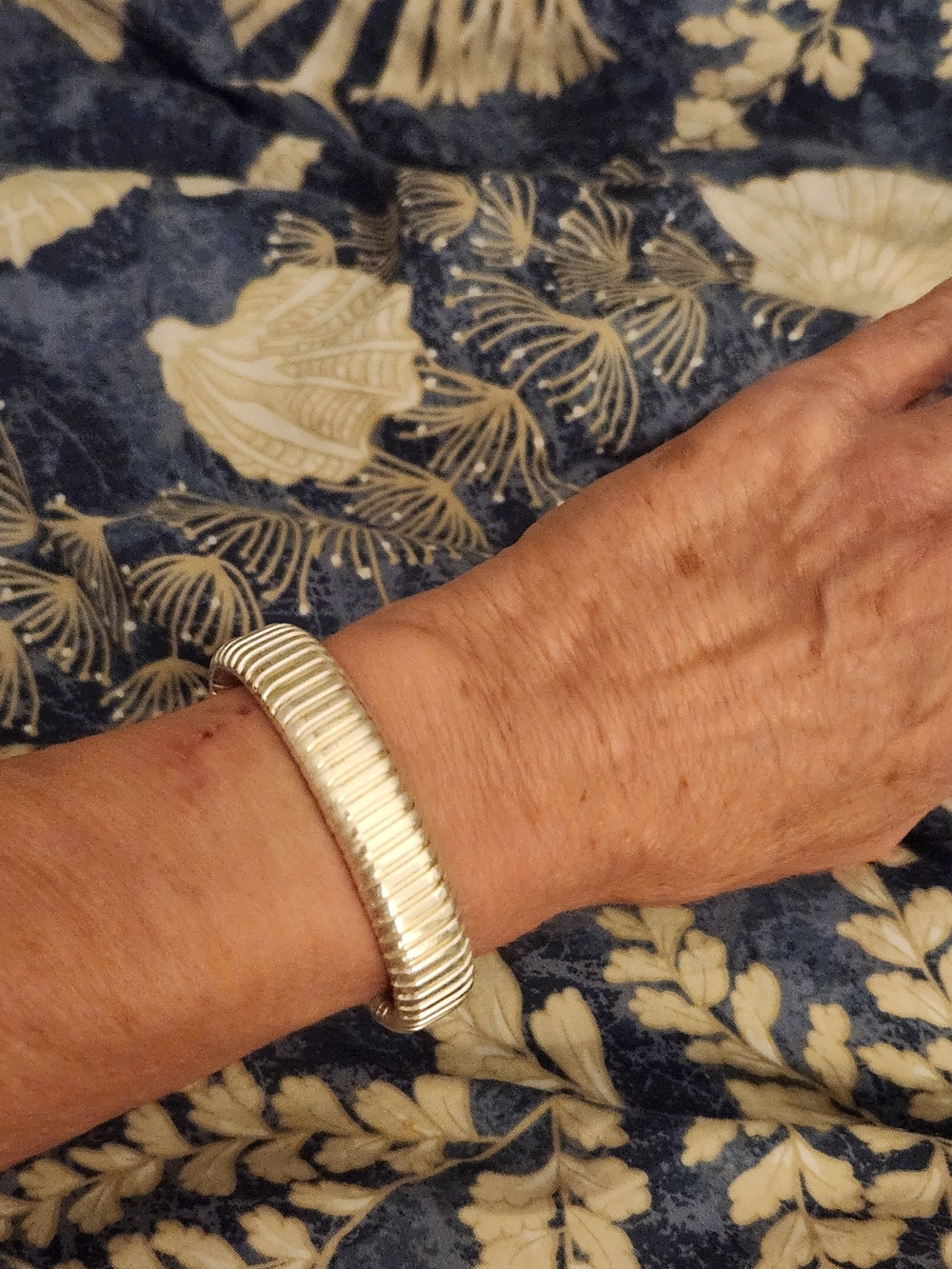 Milor 925 Silver Cuff  Bracelet With Flex - Picture 4 of 13